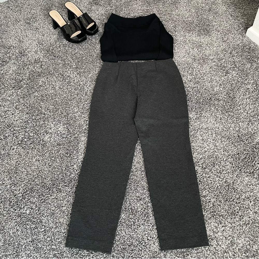 J. Jill Ponte Slim Leg Gray Pull on Leggings/Pants XS - Picture 5 of 10